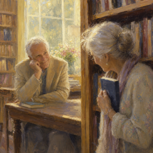 Falling in Love at 70: Secret Notes in the Library