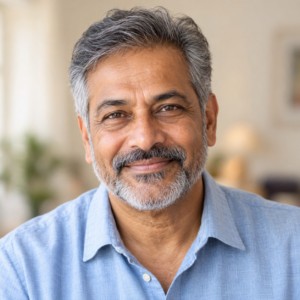 AI-generated portrait of daniel, a fictional Ageless Hearts virtual friend